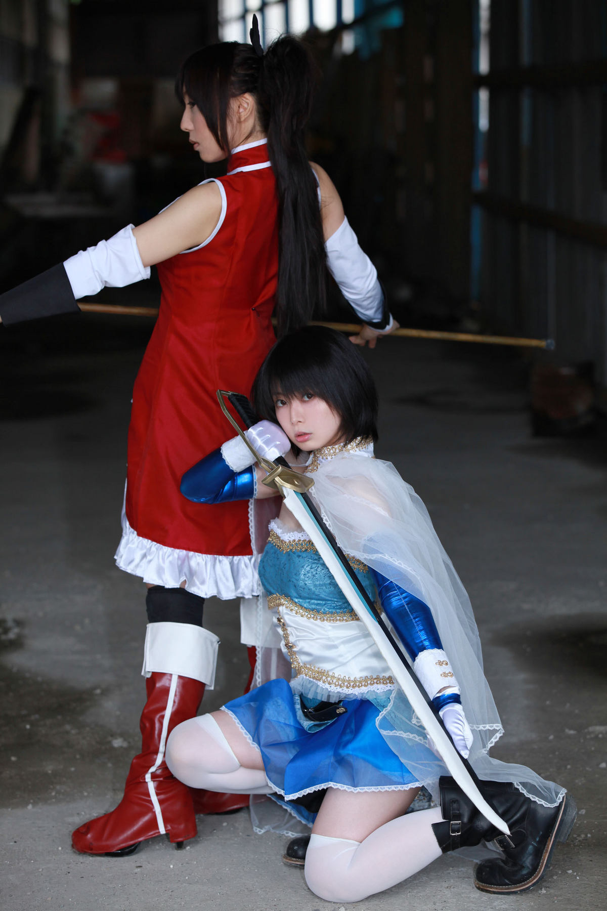 (C80) (コスプレ)   Sayaka and Kyoko  CosPlay制服诱惑套图